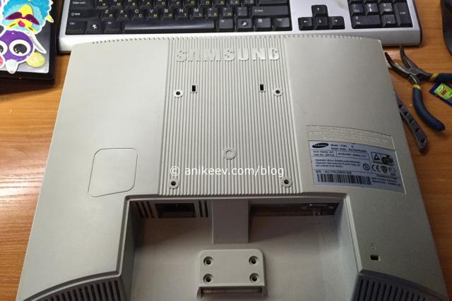 Неоптимальный режим на мониторе Samsung