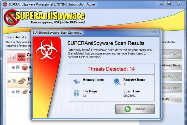 Programs for removing Trojans - Rating of anti-spyware programs